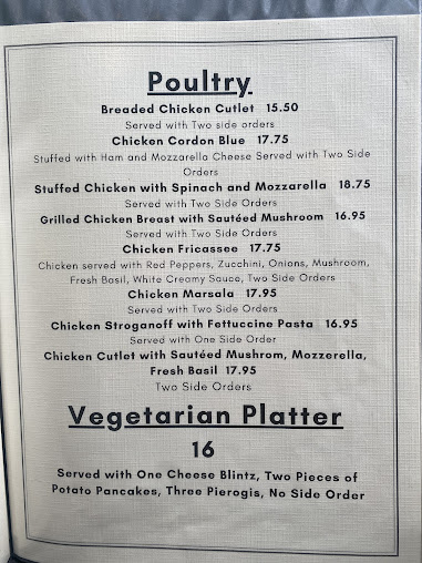 Menu Chris's Restaurant - Polska Restauracja Brooklyn Ny - 3