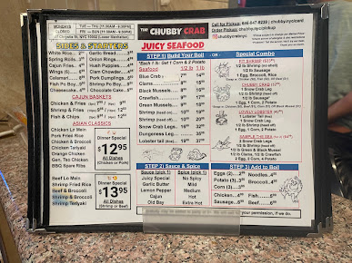 Menu Chubby Crab - Asian Wok & Cajun Kitchen - 2