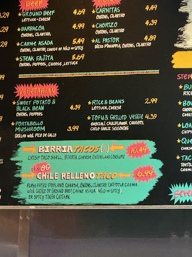 Menu Chubby's Tacos Raleigh - 5