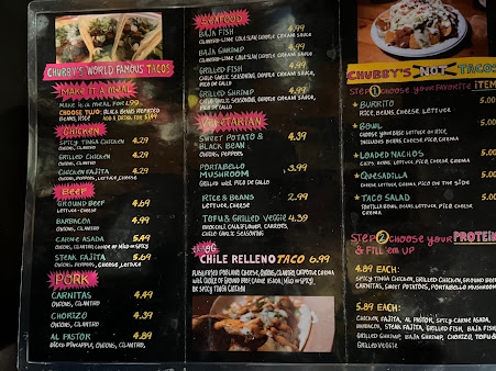 Menu Chubby's Tacos Raleigh - 6