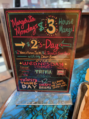 Menu Chubby's Tacos Raleigh - 8