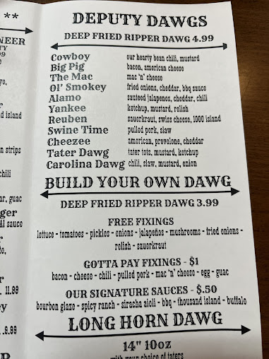 Menu Chuck Wagon Myrtle Beach - 3
