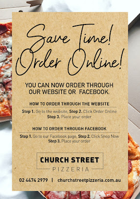 Menu Church Street Pizzeria - 1
