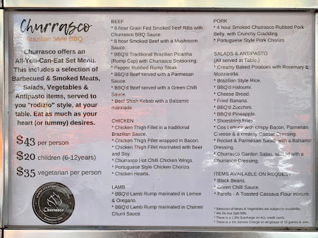 Menu Churrasco Coogee - Brazilian Style Bbq - 4