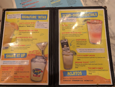 Menu Chuy's - 1