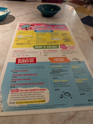 Menu Chuy's - 2