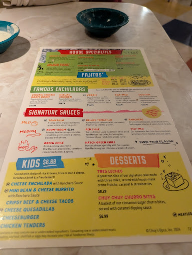 Menu Chuy's - 6