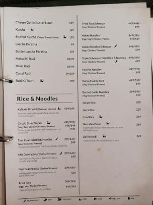 Menu Circuit House - 8