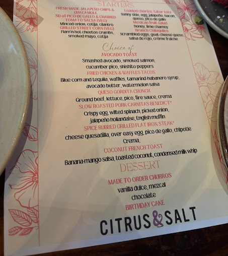 Menu Citrus & Salt Boston - 3