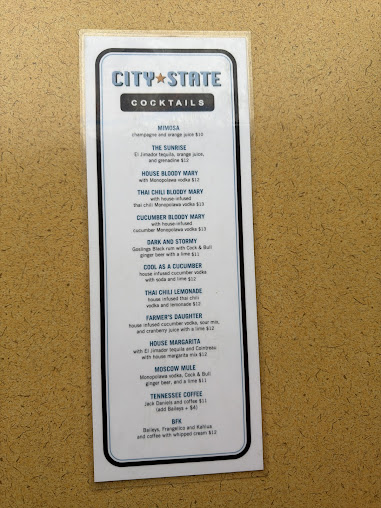 Menu City State Diner And Bakery - 4