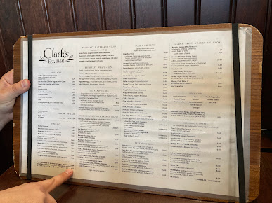 Menu Clark's - 5