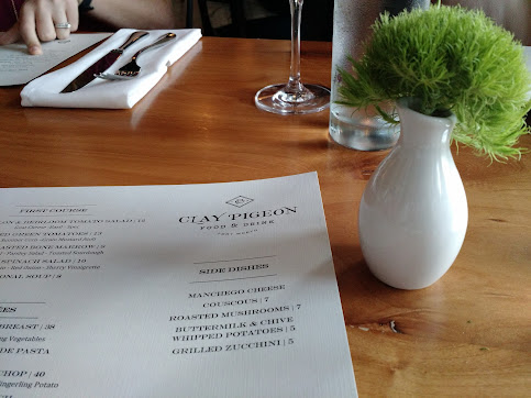 Menu Clay Pigeon Food Drink - 4