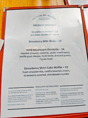 Menu Clinton St. Baking Company - 7