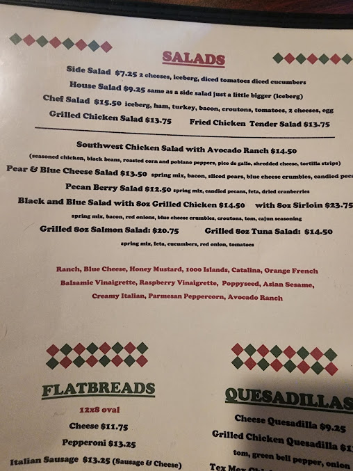Menu Clubhouse Restaurant Bar & Grill - 2