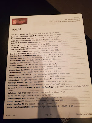Menu Clubhouse Restaurant Bar & Grill - 6