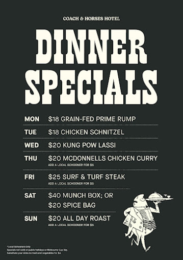 Menu Coach And Horses Hotel - 3