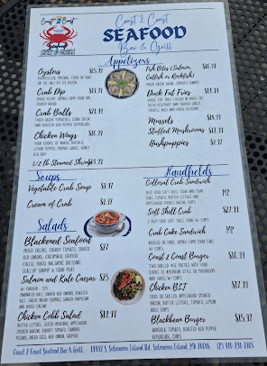 Menu Coast 2 Coast Seafood Bar And Grill - 4