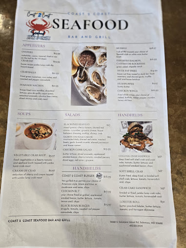 Menu Coast 2 Coast Seafood Bar And Grill - 5