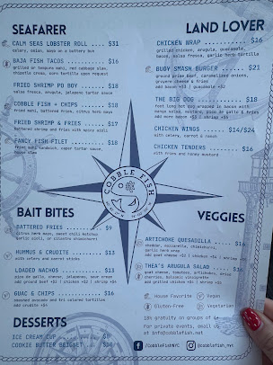 Menu Cobble Fish - 1