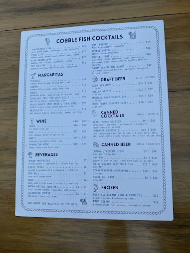 Menu Cobble Fish - 2