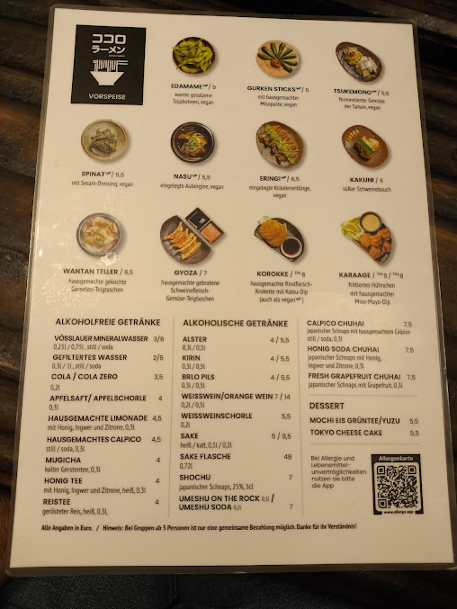 Menu Cocolo Ramen X-Berg - 1