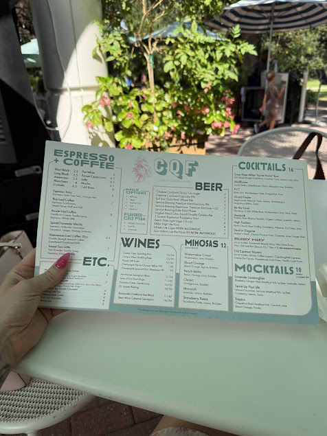 Menu Collins Quarter At Forsyth - 3