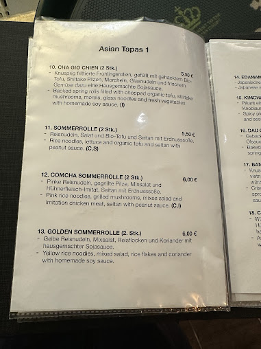 Menu Comcha - Veganes Vietnamesisches Restaurant - 0