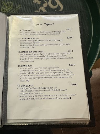 Menu Comcha - Veganes Vietnamesisches Restaurant - 5