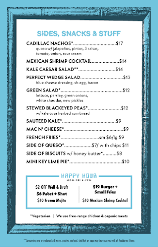 Menu Commodore Ii - 0