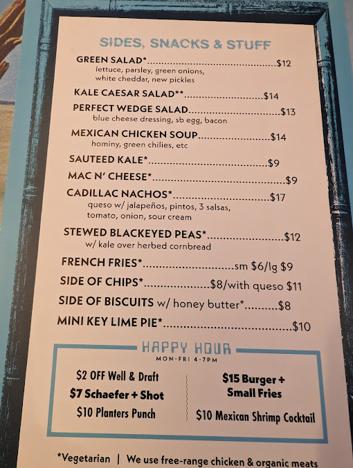 Menu Commodore Ii - 5