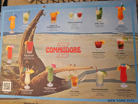 Menu Commodore Ii - 8