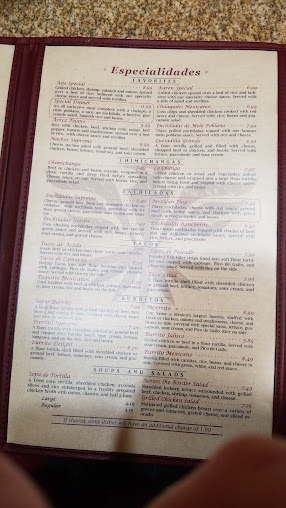 Menu Con Sabor A México - 0