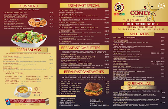 Menu Coney Star Halal Kitchen - 1