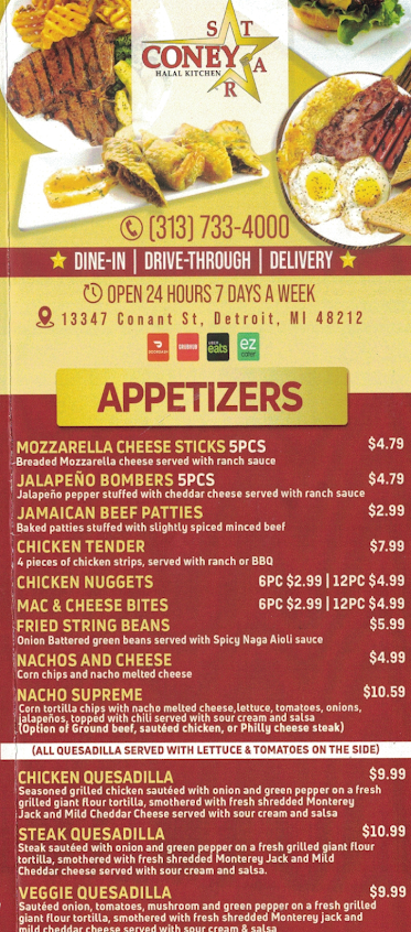 Menu Coney Star Halal Kitchen - 7