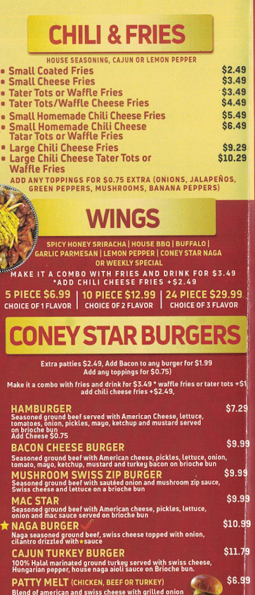 Menu Coney Star Halal Kitchen - 9