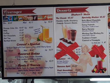 Menu Connals Burgers Salads Subs - 2
