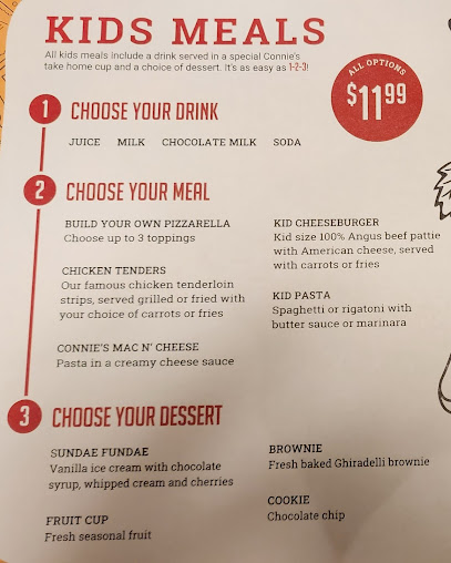 Menu Connie's Pizza - 0