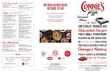 Menu Connie's Pizza - 8