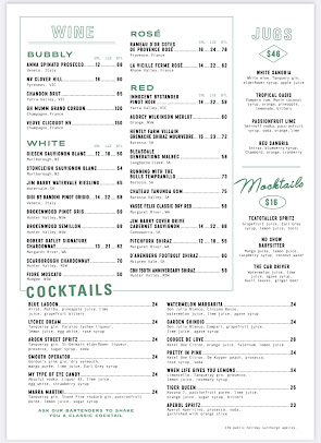 Menu Coogee Bay Hotel - 8
