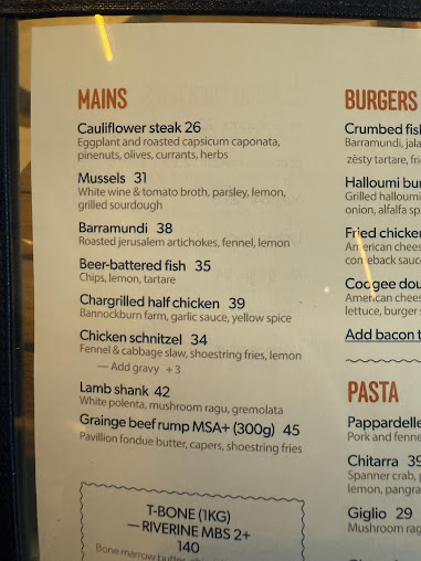 Menu Coogee Pavilion Ground Floor - 9