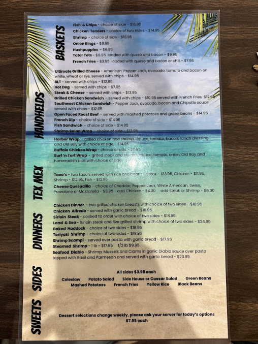 Menu Cool Pickle In Paradise - 0