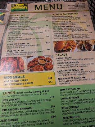 Menu Cool Runnings Restaurant Bar - 4