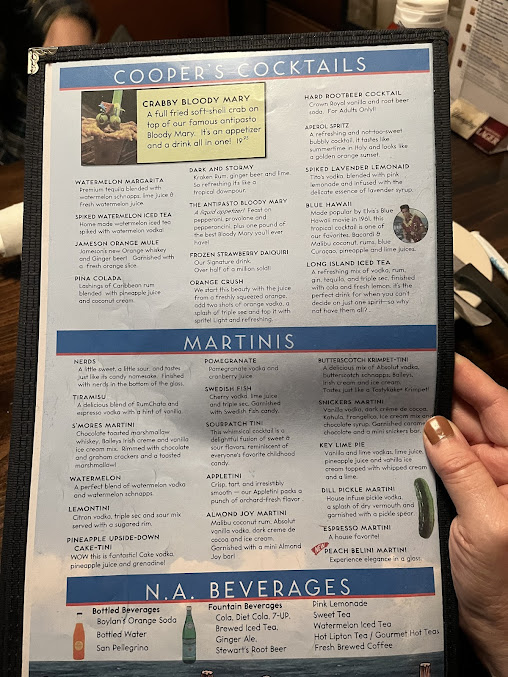 Menu Cooper's Seafood House - 2