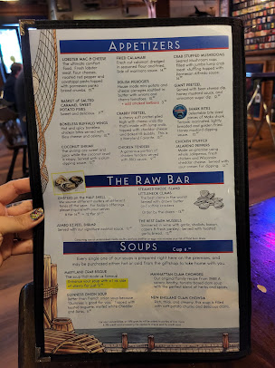 Menu Cooper's Seafood House - 5