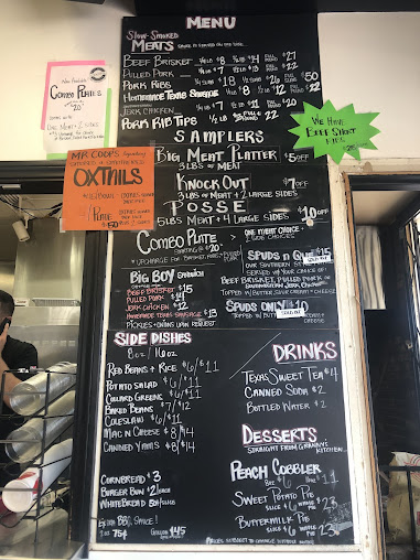 Menu Coops West Texas Bbq Catering - 1