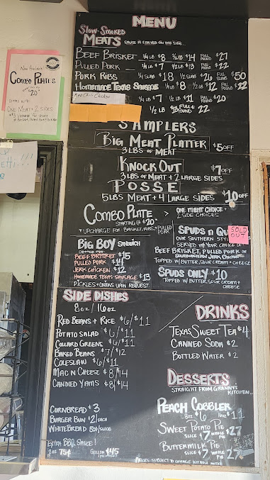 Menu Coops West Texas Bbq Catering - 2