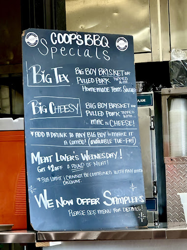 Menu Coops West Texas Bbq Catering - 8