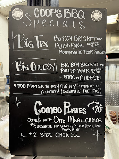 Menu Coops West Texas Bbq Catering - 9