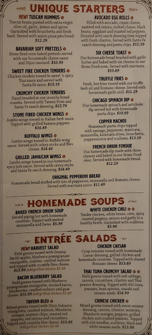 Menu Coppertop Tavern North Syracuse - 1
