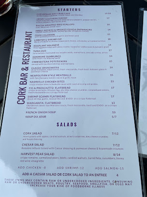 Menu Cork Bar & Restaurant - 4